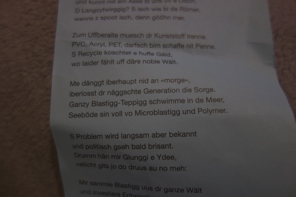 Basler Fasnacht 2019 "Zeedel"