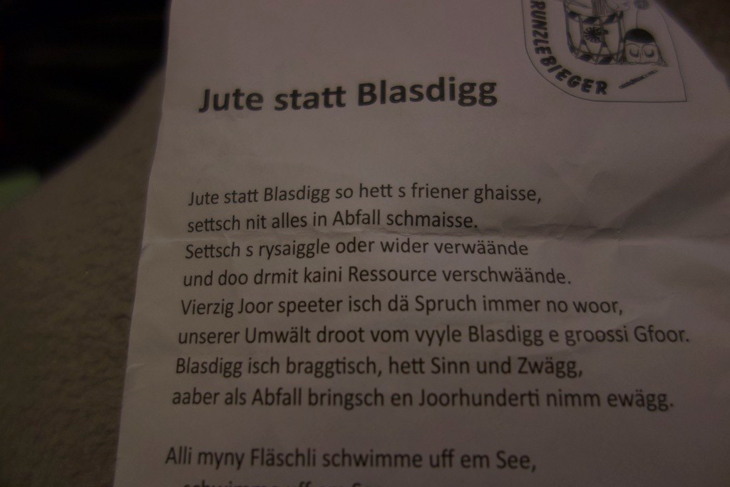 Basler Fasnacht 2019 "Zeedel"