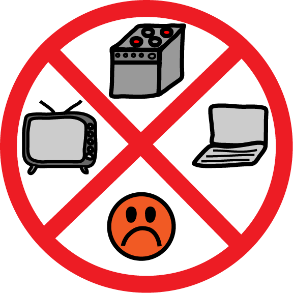 Sign for bad Energy use